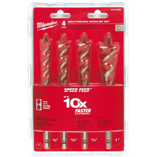 Trespiralborsett MILWAUKEE Speed Feed