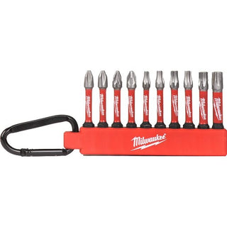 Bitssett 1/4" MILWAUKEE Shockwave 10-deler