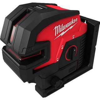 Kryss- og punktlaser MILWAUKEE M12 CLL4P-0C 12 V uten batteri