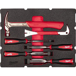 Verktøysett MILWAUKEE Skuminnlegg Packout 6 deler