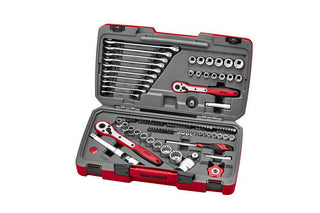 Pipesett 1/4'', 3/8'' & 1/2'' 98 deler Teng Tools TMX098