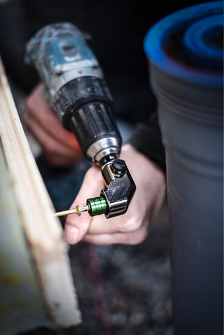 Vinkelbortilsats 1/4 tomme Luna