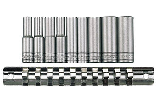 Pipesett. Med 1/4" firkantfeste. Teng Tools M1407