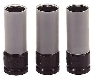 Hjulmutterpipesett 1/2'' firkantfeste. Teng Tools 9203N