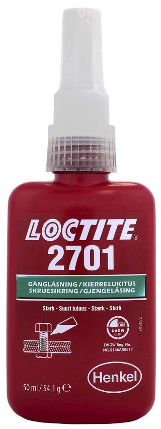 Gjengelåsing sterkt Loctite 2701