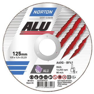 Kappeskive for aluminium Norton Alu