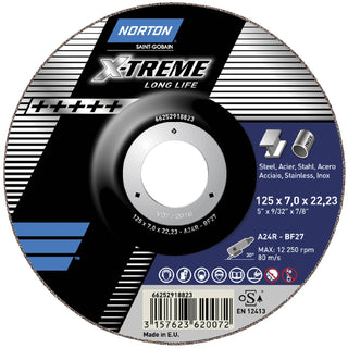 Navrondell for vinkelslipemaskiner Norton X-Treme Life/comfort
