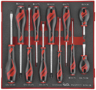 11 deler skrutrekkersett Teng Tools TED911N