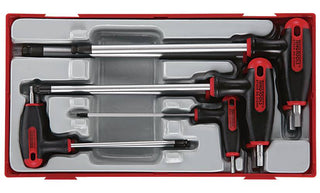 7 deler Sekskantnøkkelsett Teng Tools TTHEX7 / TTHEX7AF