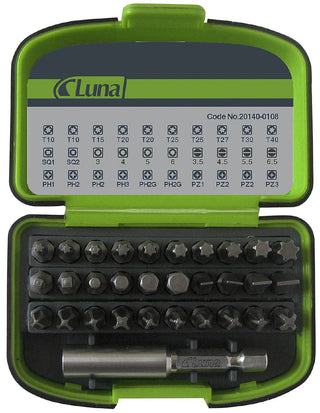 Bitssett med 31 deler Luna