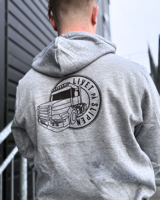 Snutebil Hoodie - Grå