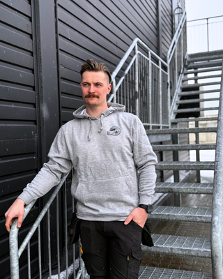 Snutebil Hoodie - Grå