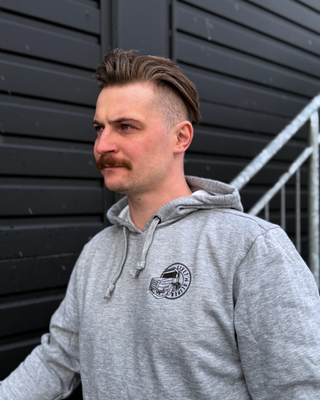 Snutebil Hoodie - Grå