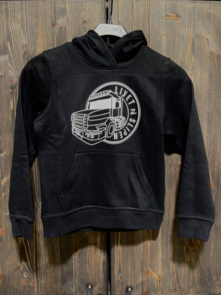 Snutebil Hoodie Barn - Sort