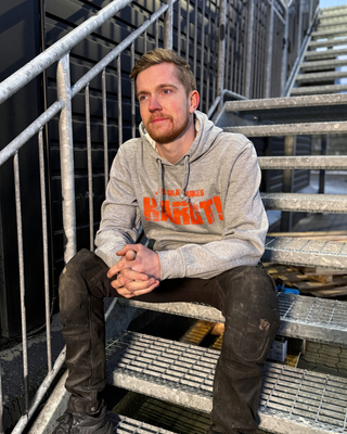 Jeg Skal Brukes Hardt Hoodie - Grå