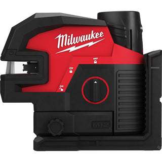 Kryss- og punktlaser MILWAUKEE M12 CLL4P-301C 12 V