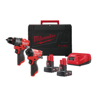 Kombipakke MILWAUKEE M12 FPP2A2-402X 12 V