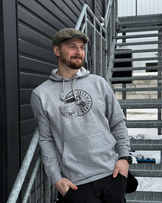 Snutebil Hoodie - Grå