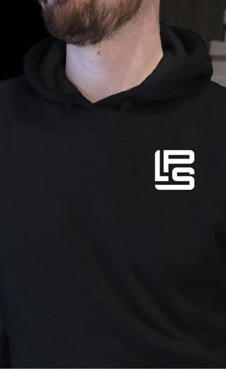 LPS Cube Hoodie (Liten logo foran, Stor logo bak)