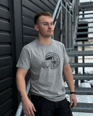 Snutebil T-Skjorte - Grå