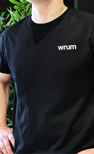 wrum T-Skjorte (Liten logo foran, stor logo bak)